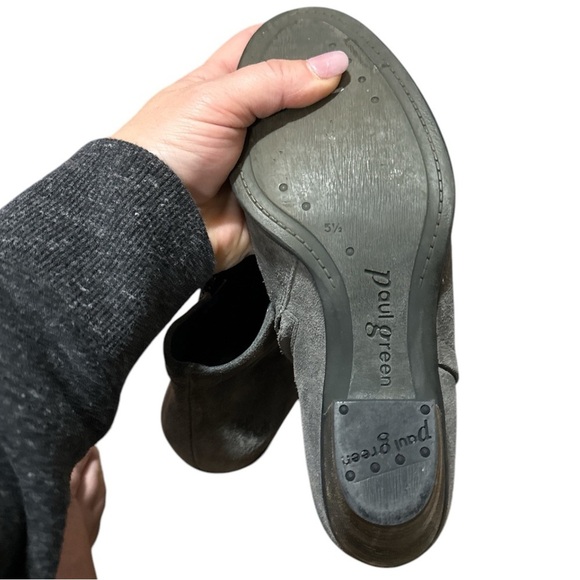 EUC - Paul Green Delgado Suede Ankle Boots - size5.5 (US 8) - Picture 7 of 8